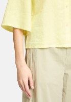 Cartoon Leinenbluse mit Kragen