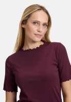 Cartoon Halbarm-Shirt mit Kragen