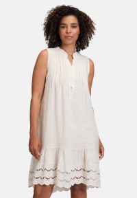 Cartoon Casual-Kleid mit Stickerei