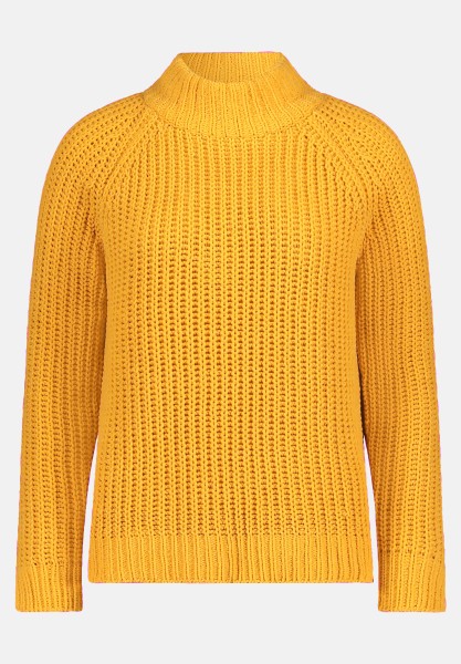 Cartoon Strickpullover mit Stehkragen