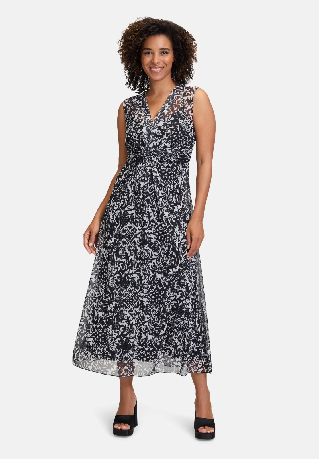 Cartoon Midikleid ohne Arm