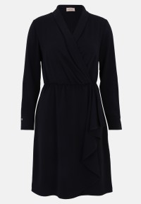Cartoon Wickelkleid mit Volant
