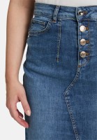 Cartoon Jeansrock mit Waschung