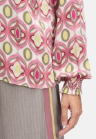 Cartoon Schlupfbluse mit Muster