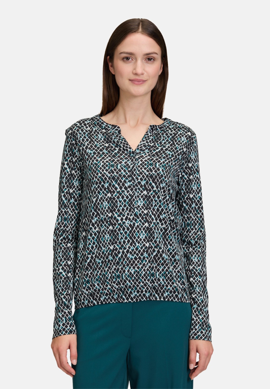 BETTY & CO Casual-Shirt mit verdeckter Verschlussleiste
