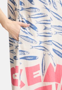 Betty Barclay Leinenkleid mit V-Ausschnitt
