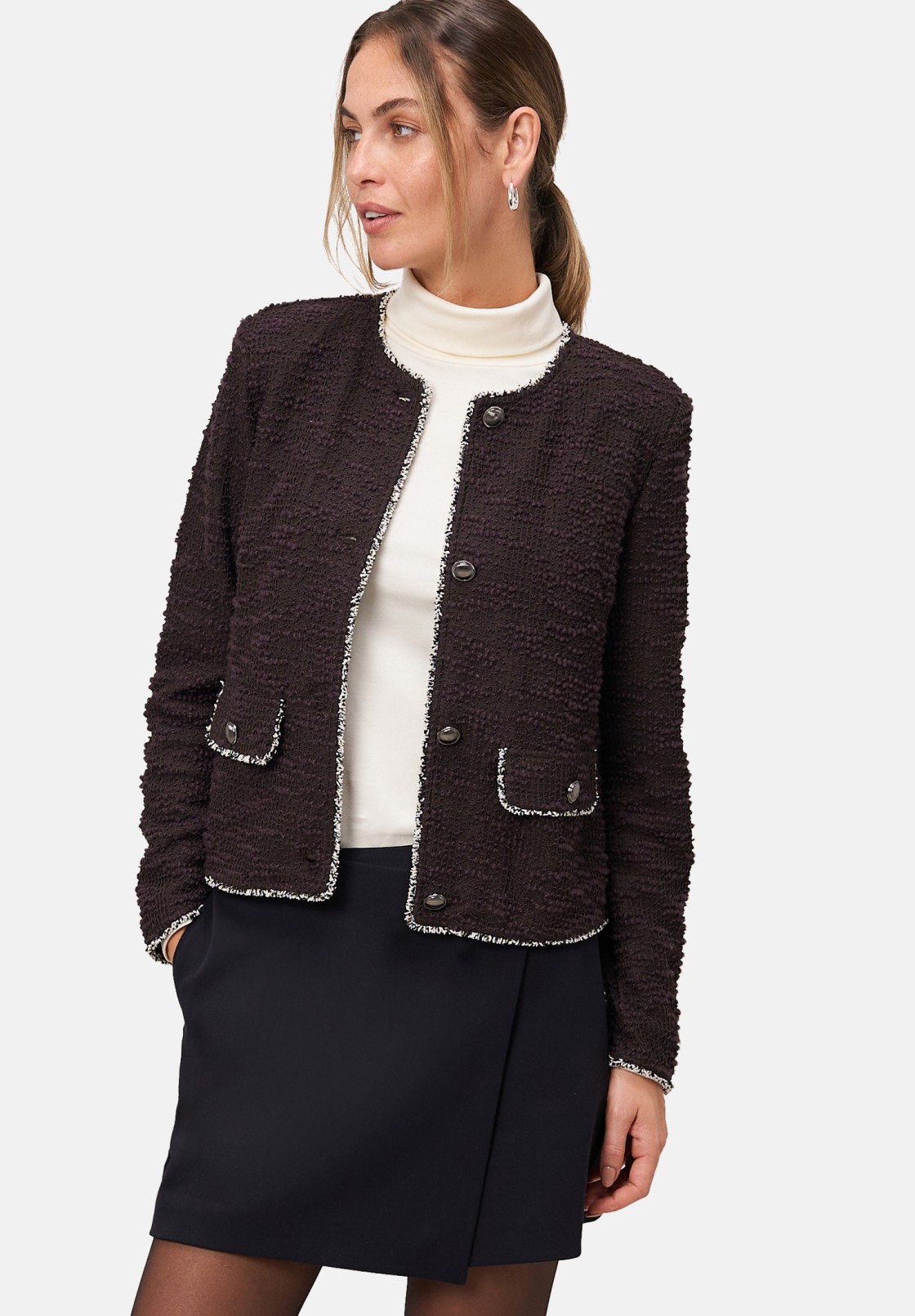 zero Blazer Bouclè mit Knöpfen | Betty Barclay