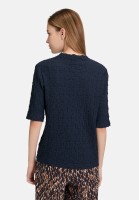 Betty Barclay Strukturshirt mit Stehkragen