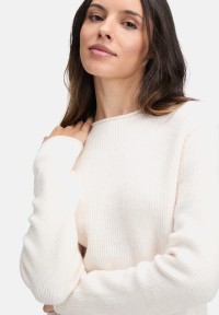 Cartoon Strickpullover mit Stehkragen