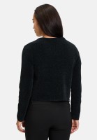 Cartoon Strick-Cardigan mit Rundhalsausschnitt