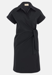 Cartoon Wickelkleid mit Taschen