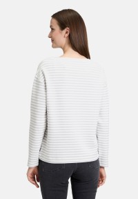 BETTY & CO Sweatshirt mit U-Boot-Ausschnitt