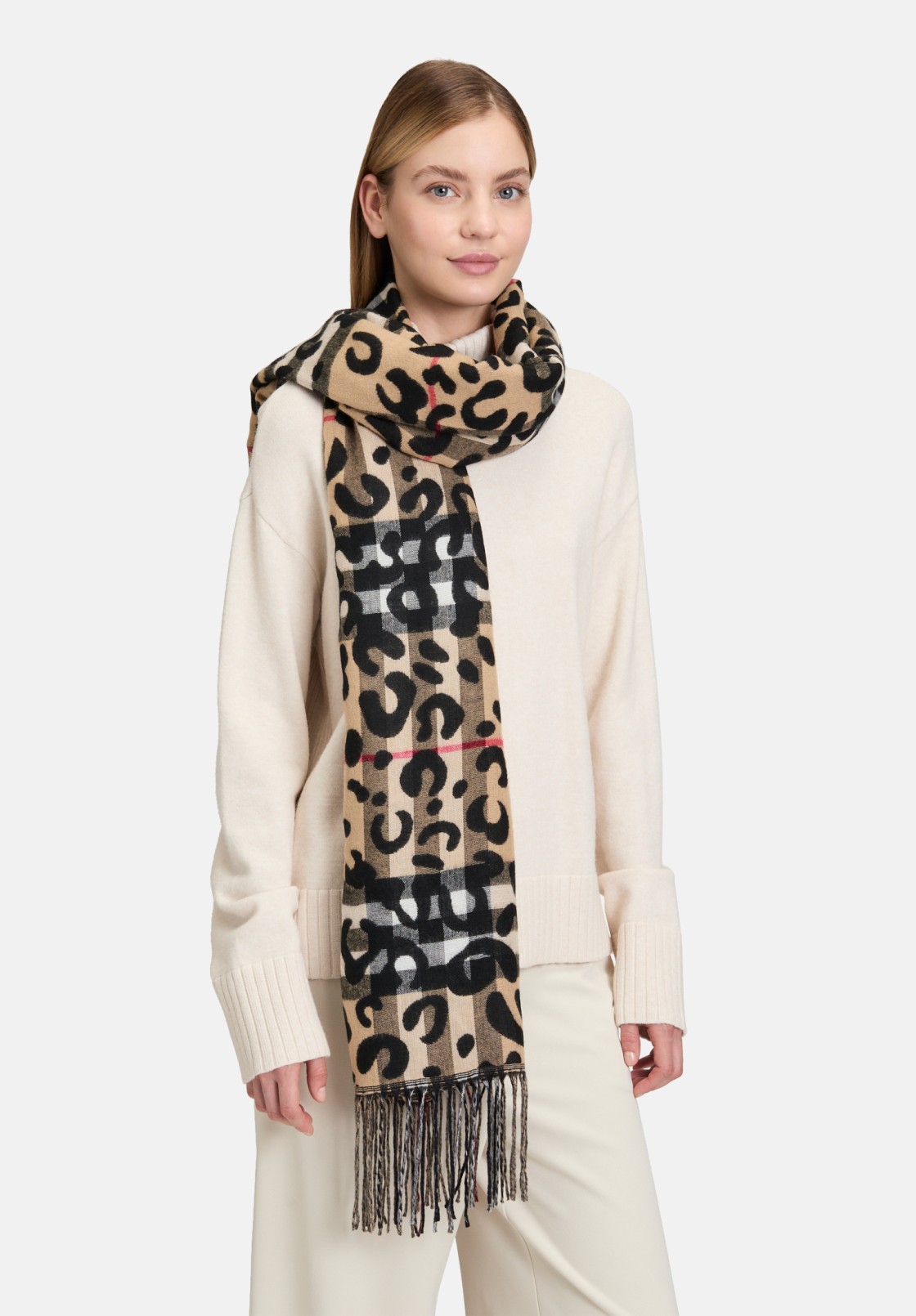 Betty Barclay Winterschal mit Fransen