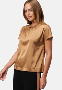 zero Satinshirt mit Wellensaum | Betty Barclay