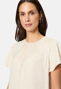 zero Blusenshirt mit kurzen Rüschenärmeln | Betty Barclay