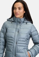 Cartoon Steppjacke mit abnehmbarer Kapuze