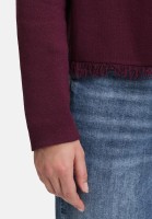 Cartoon Strick-Cardigan mit Fransen