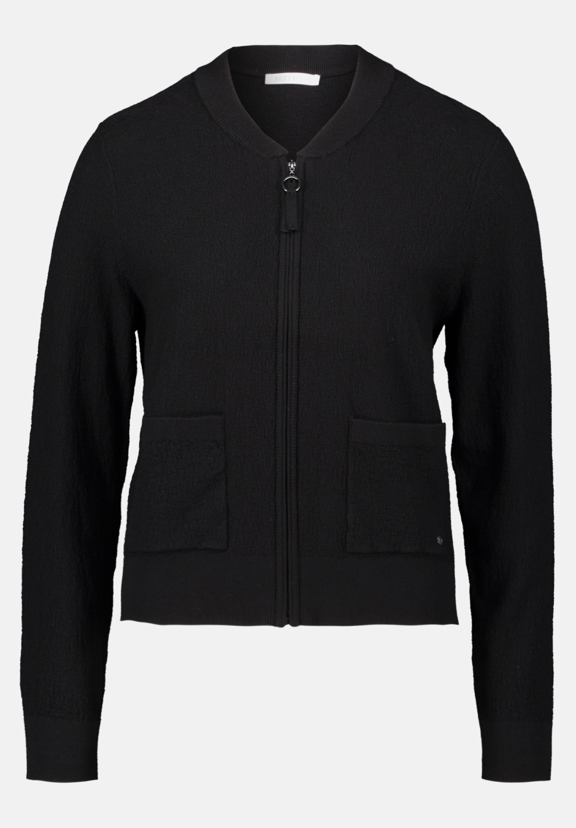 BETTY & CO Strick-Cardigan mit Reißverschluss
