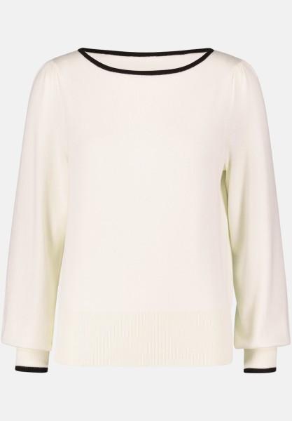 zero Pullover mit Kontrastdetail | Betty Barclay