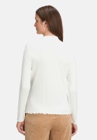 BETTY & CO Langarm-Shirt mit Rippenstruktur