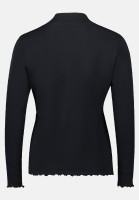 BETTY & CO Langarm-Shirt mit Rippenstruktur