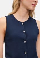 BETTY & CO Strickweste mit Knopfleiste