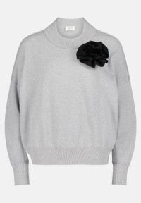 Cartoon Strickpullover mit Rundhalsausschnitt