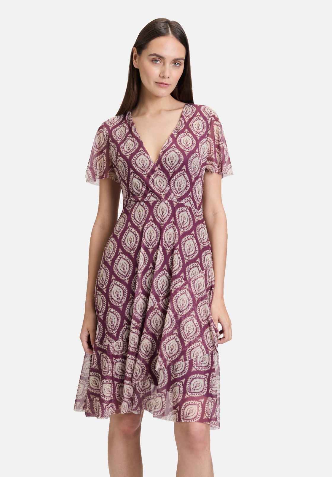 Cartoon Volantkleid mit Rüschen