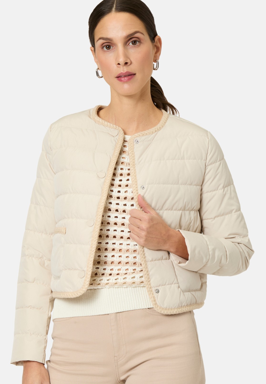 zero Steppjacke mit Knopfleiste | Betty Barclay