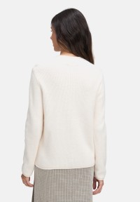 Cartoon Strickpullover mit Stehkragen