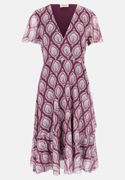 Cartoon Volantkleid mit Rüschen