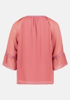 Cartoon Casual-Bluse mit Flügelärmeln