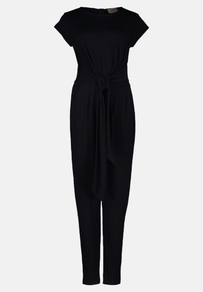 Cartoon Jumpsuit mit Bindegürtel