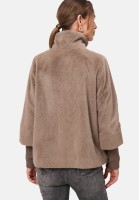 zero Fellimitat-Jacke mit Stehkragen | Betty Barclay
