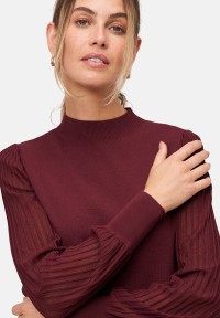 zero Strickpullover mit transparenten Ärmeln | Betty Barclay